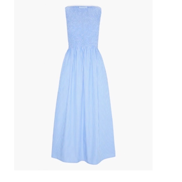 Hill House Dresses & Skirts - Hill House Home Cosima Nap Dress Blue Striped XL NWT Smocked